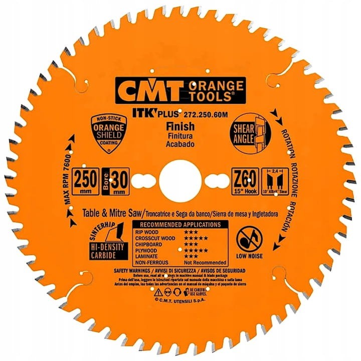 Tarcza 250x30mm 60z