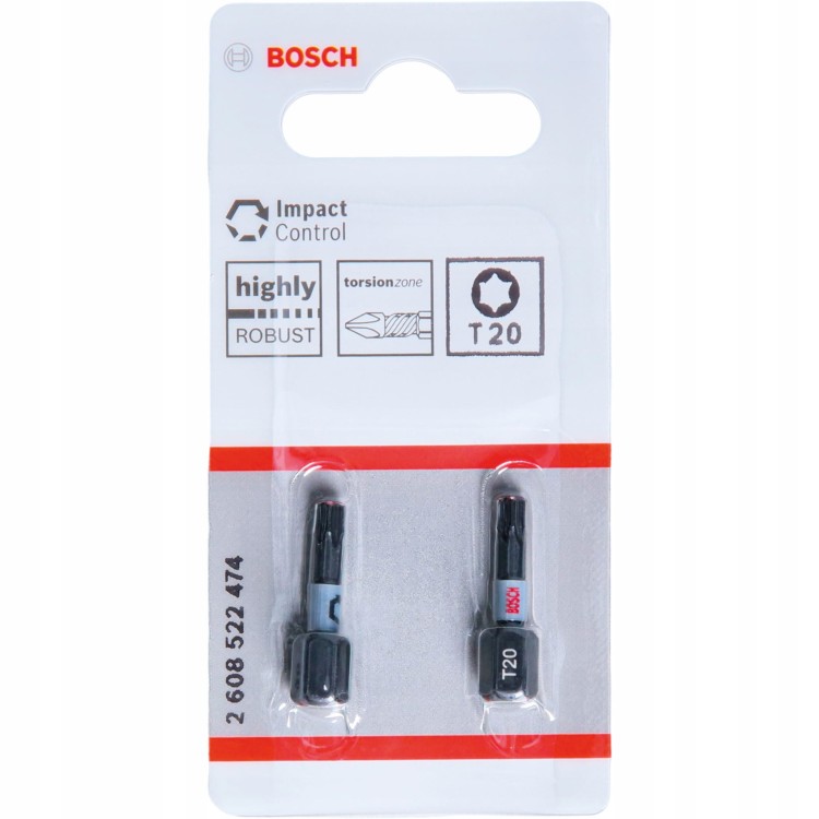 Bity udarowe 25mm T20 Impact Control