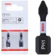Bity udarowe 25mm PH1 Impact Control - 2 szt. BOSCH