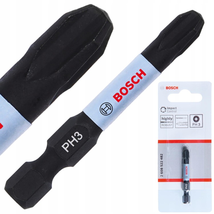 BOSCH 2608522482 Bit udarowy 50mm PH3 Impact Control 1szt.