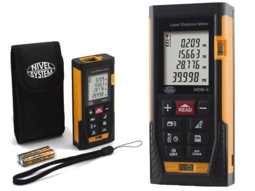 Dalmierz laserowy miernik 50m cyfrowy + akcesoria Nivel System HDM-5