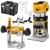 DEWALT DCW604NT Frezarka górnowrzecionowa 8mm 18V body + walizka TSTAK