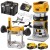 DEWALT DCW604P2 Frezarka górnowrzecionowa 8mm 18V + walizka TSTAK + 2x aku 5Ah + ładowarka