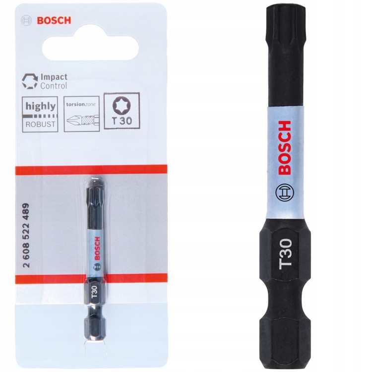 Bit udarowy 50mm T30 Impact Control BOSCH - 1 szt.