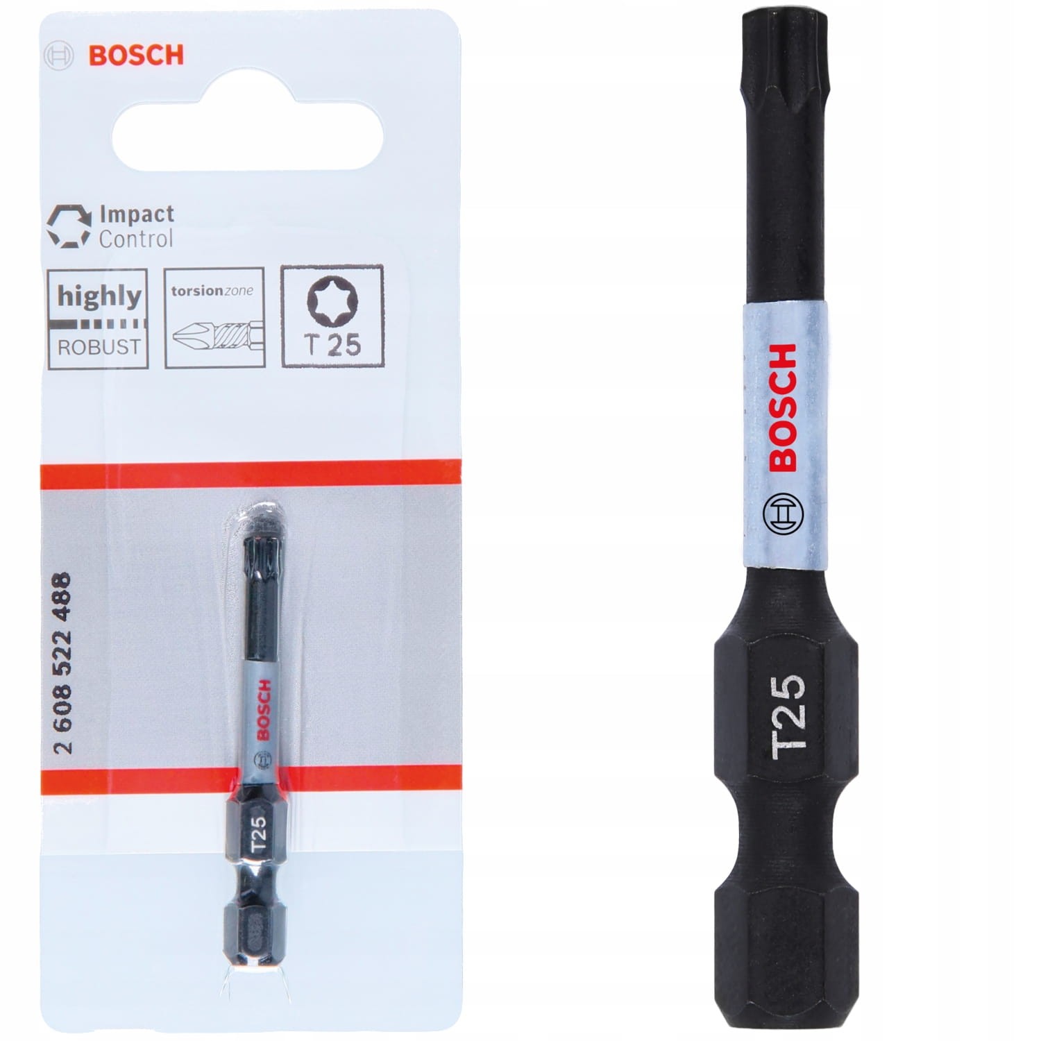 Bit udarowy 50mm T25 Impact Control BOSCH - 1 szt.