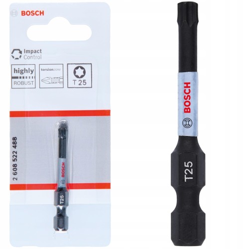 Bit udarowy 50mm T25 Impact Control BOSCH - 1 szt.