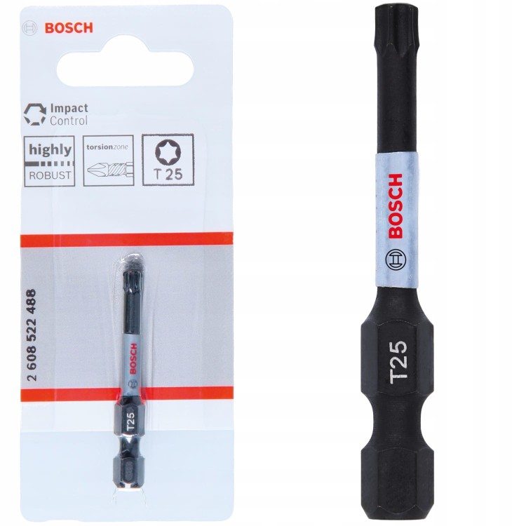 Bit udarowy 50mm T25 Impact Control BOSCH - 1 szt.