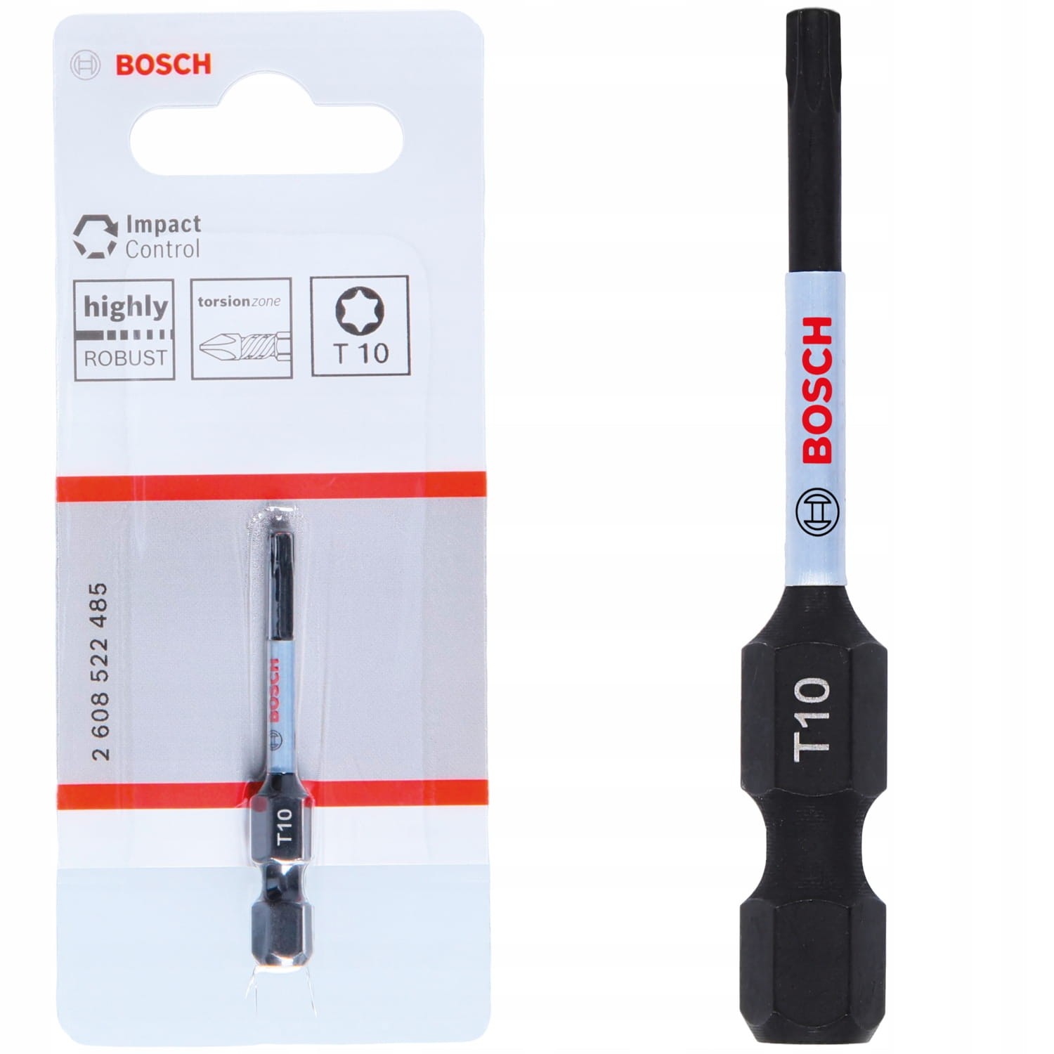 Bit udarowy 50mm T10 Impact Control BOSCH - 1 szt.