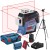BOSCH Laser krzyżowy GLL 3-80C aku 2Ah ładowarka + L-Boxx + statyw W260