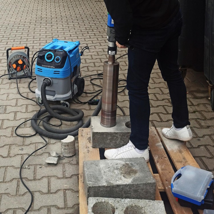 Wiertnica BAIER BDB 825 na mokro i sucho - Zastosowanie