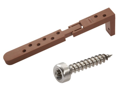 WOLFCRAFT 6973000 łączniki do budowania tarasu dla pierwszej i ostatniej deski