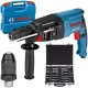BOSCH GBH 2-26 F Młot udarowo-obrotowy SDS plus 830W 2.7J + Zestaw wierteł i dłut 11el