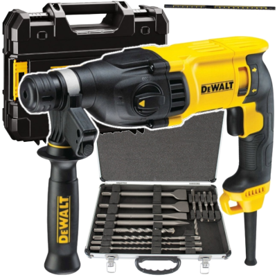 DEWALT Młotowiertarka SDS-plus 26mm 800W D25133K + Zestaw wierteł DT9679