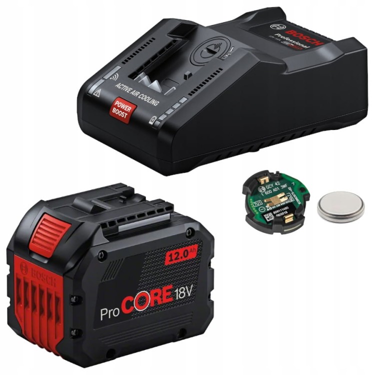 Akumulator PROCORE 18V 12.0Ah PROFESSIONAL Bosch + Ładowarka GAL 18V-160 C