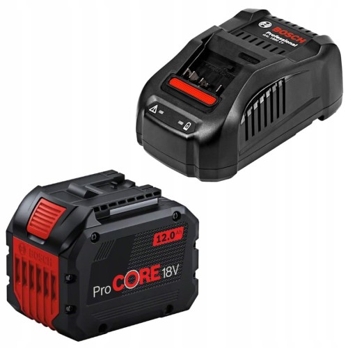 Akumulator PROCORE 18V 12.0Ah PROFESSIONAL Bosch + Ładowarka GAL 1880 CV 8A