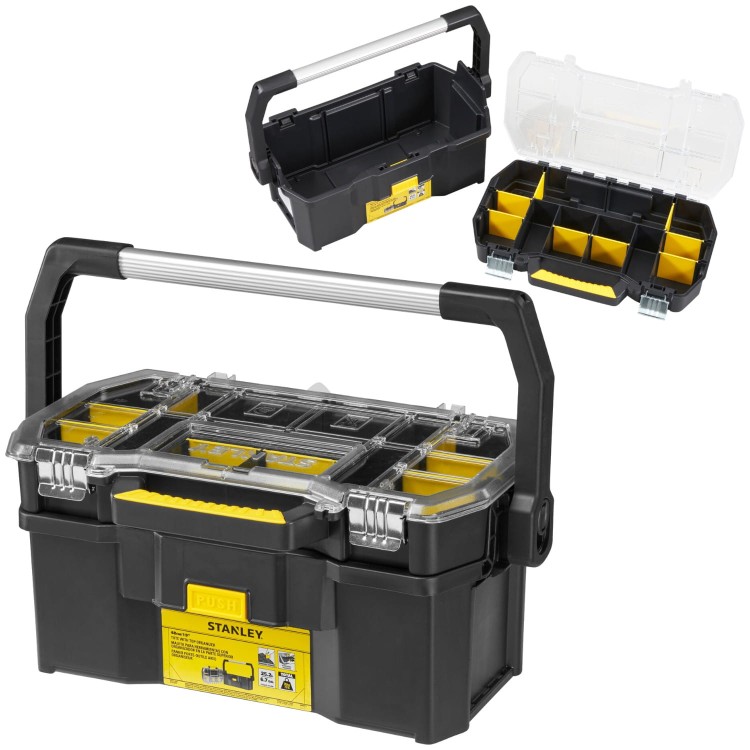 STANLEY STST1-70317 Skrzynia narzędziowa 19" z organizerem