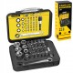 Zestaw 39szt bitów 1/4" z kluczem z grzchotką Stanley