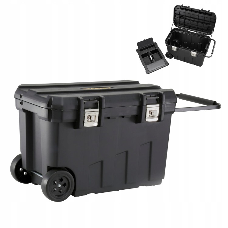 STANLEY Skrzynia na kołach metalowe zaczepy 77x48x49mm 91l
