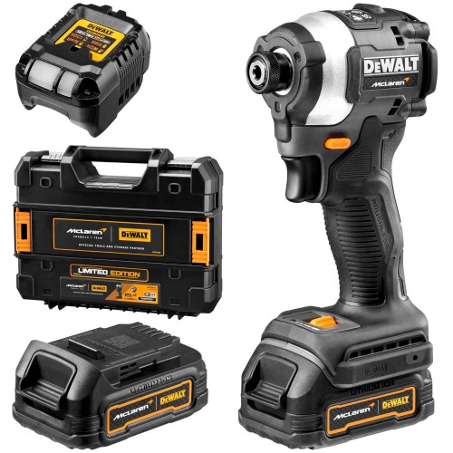 Zakrętarka udarowa 18V XR 205Nm 2x 1,7Ah McLaren DeWalt DCF85ME2GT