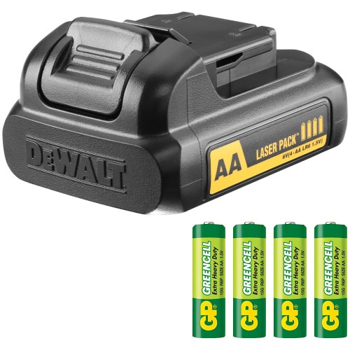 DEWALT Adapter / akumulator na baterie AA + Baterie 4szt.