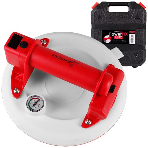 MECHANIC Przyssawka próżniowa z manometrem 200mm 200kg PowerFix auto