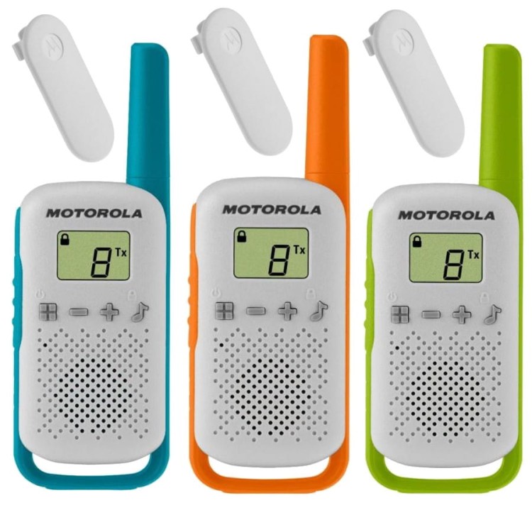 MOTOROLA T42 Krótkofalówki walkie-talkie trójpak