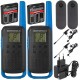 MOTOROLA Radiotelefon T62 niebieskie - 2szt + 2x słuchawka VOX