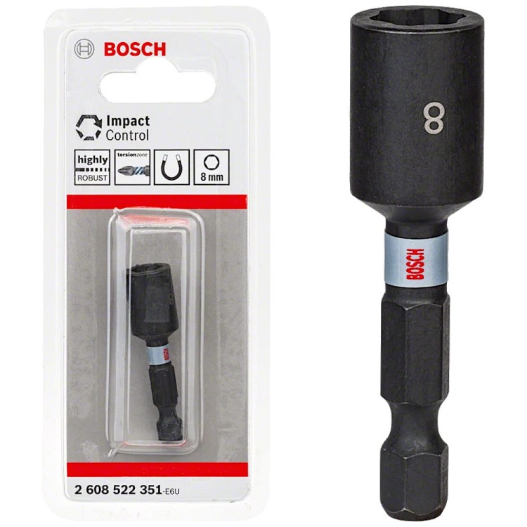 BOSCH Nasadka Impact Control Pick and Click 8mm