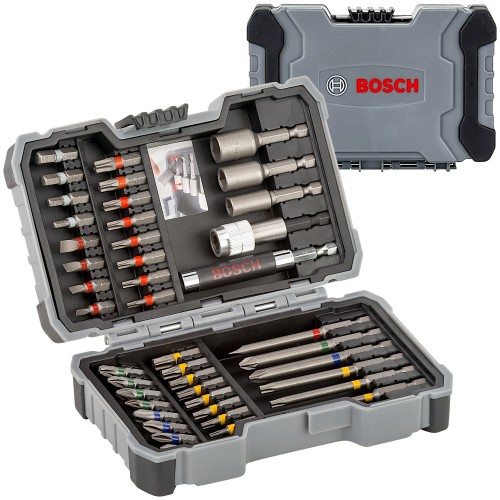 BOSCH 2607017164 Zestaw bity i klucze nasadowe Pro-Mix 43el.