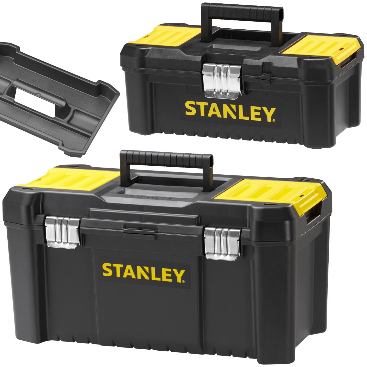 STANLEY STST1-75772 Zestaw 2 skrzyń narzędziowych 19" i 12,5" z organizerami Essential
