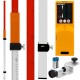 Łata laserowa 240cm do niwelatora laserowego + Detektor czujnik laserowy wiązki czerwonej SMART 365