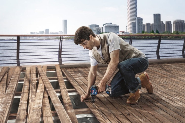 BOSCH Wiertarko-wkrętarka udarowa GSB 18V-50 - Zastosowanie