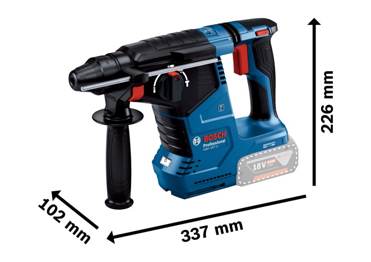 BOSCH Młot udarowo-obrotowy 18V SDS-Plus
