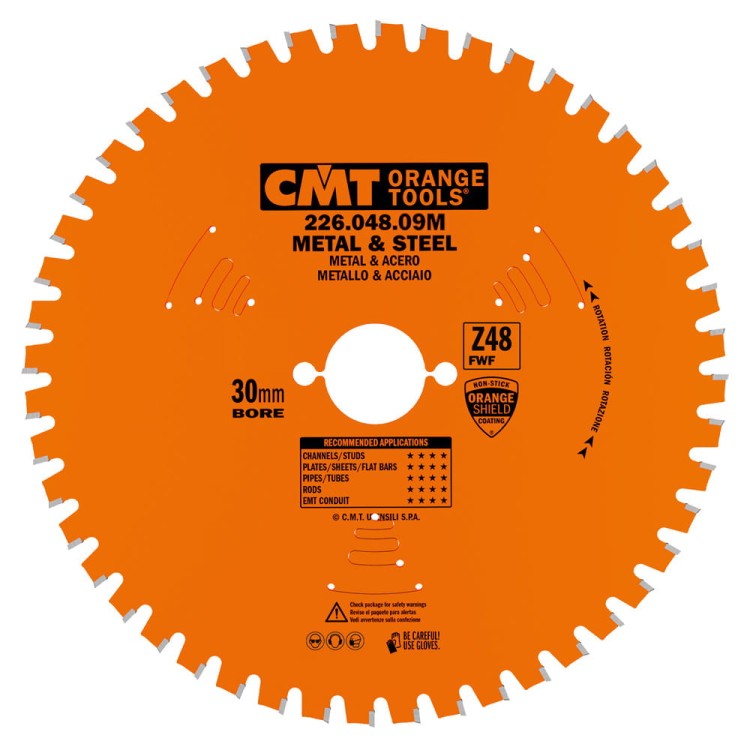 CMT 226.048.09M Tarcza do cięcia stali na sucho 235x30mm 48z
