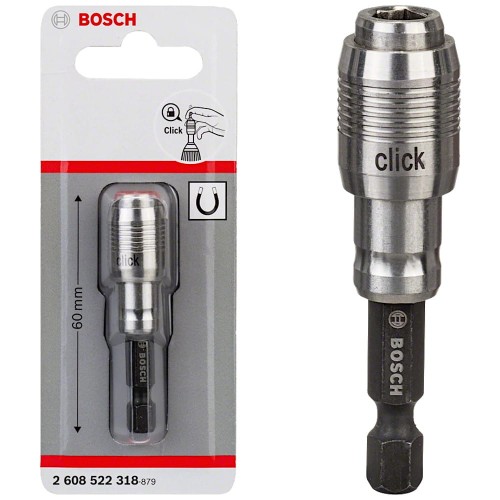 BOSCH Uniwersalny uchwyt do bitów 1/4" 60mm One-Click