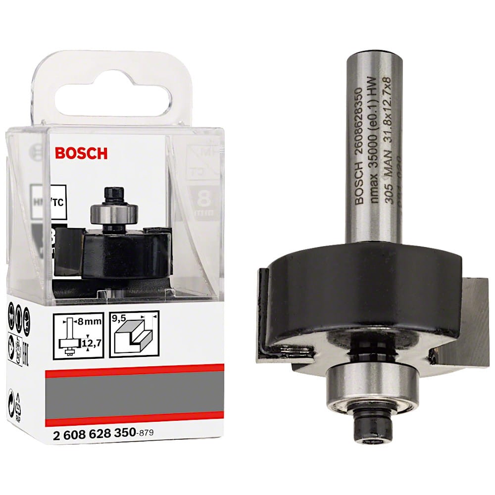 BOSCH Frez do wycinania wręgów 8 x 31,8 x 54mm