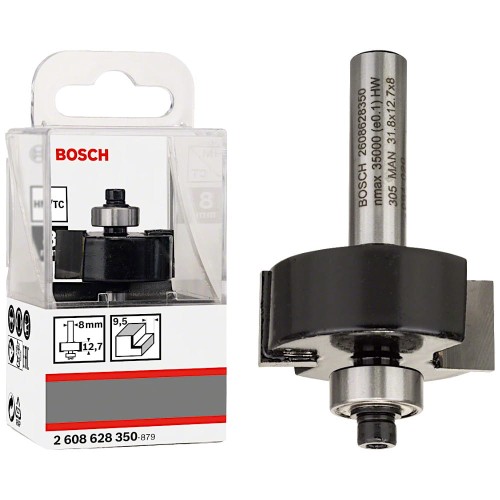 BOSCH Frez do wycinania wręgów 8 x 31,8 x 54mm