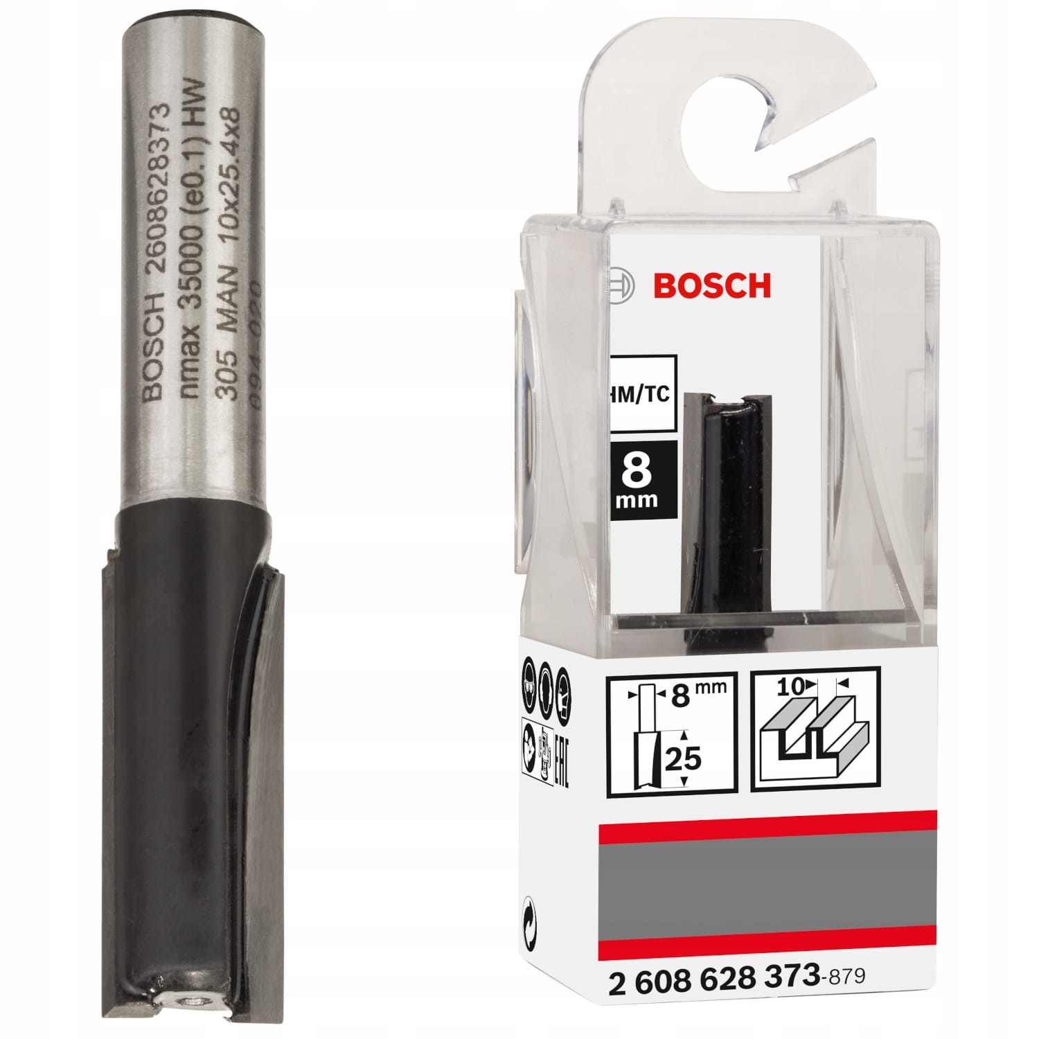 Frez prosty 8 x 10 x 56mm Bosch Standard for Wood 2608628373