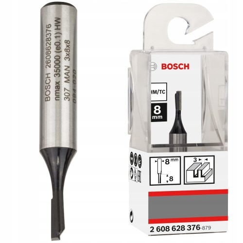 Frez prosty 8 x 3 x 51mm Bosch Standard for Wood 2608628376