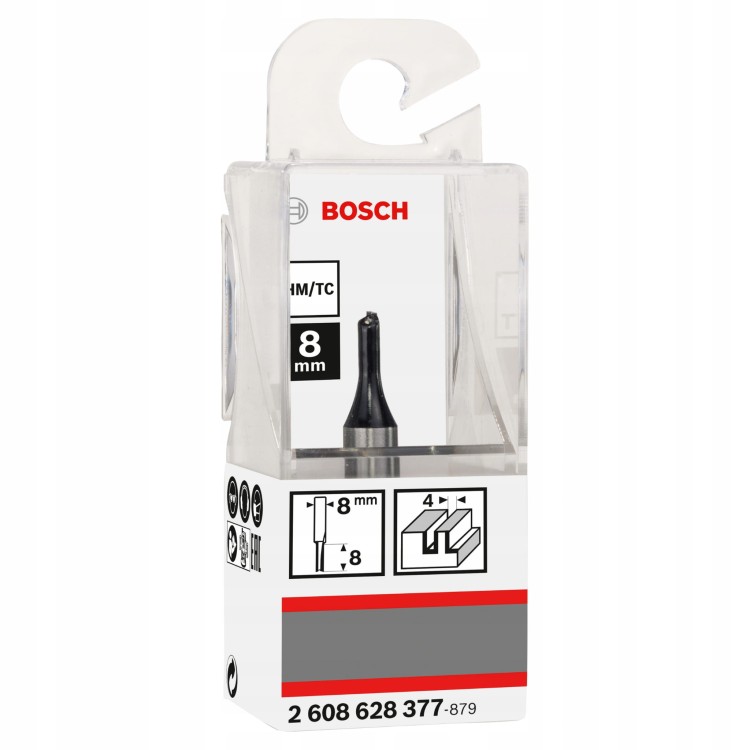 Frez prosty 8 x 4 x 51mm Bosch Standard for Wood