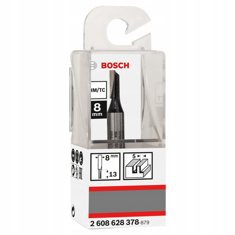 Frez prosty 8 x 5 x 51mm Bosch Standard for Wood
