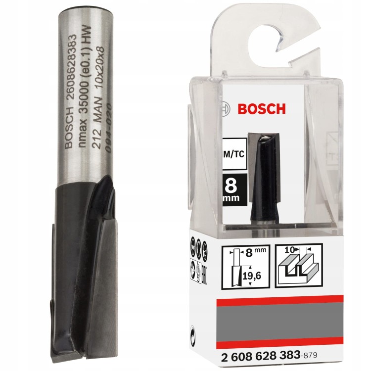 Frez prosty 8 x 10 x 51mm Bosch Standard for Wood 260862838