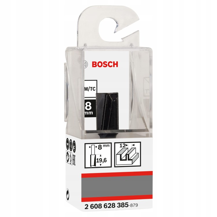 Frez prosty 8 x 12 x 51mm Bosch