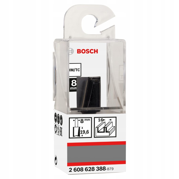 Frez prosty 8 x 16 x 51mm Bosch Standard for Wood