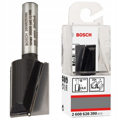 Frez prosty 8 x 20 x 56mm Bosch Standard for Wood 2608628390