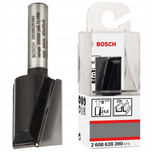 Frez prosty 8 x 20 x 56mm Bosch Standard for Wood 2608628390