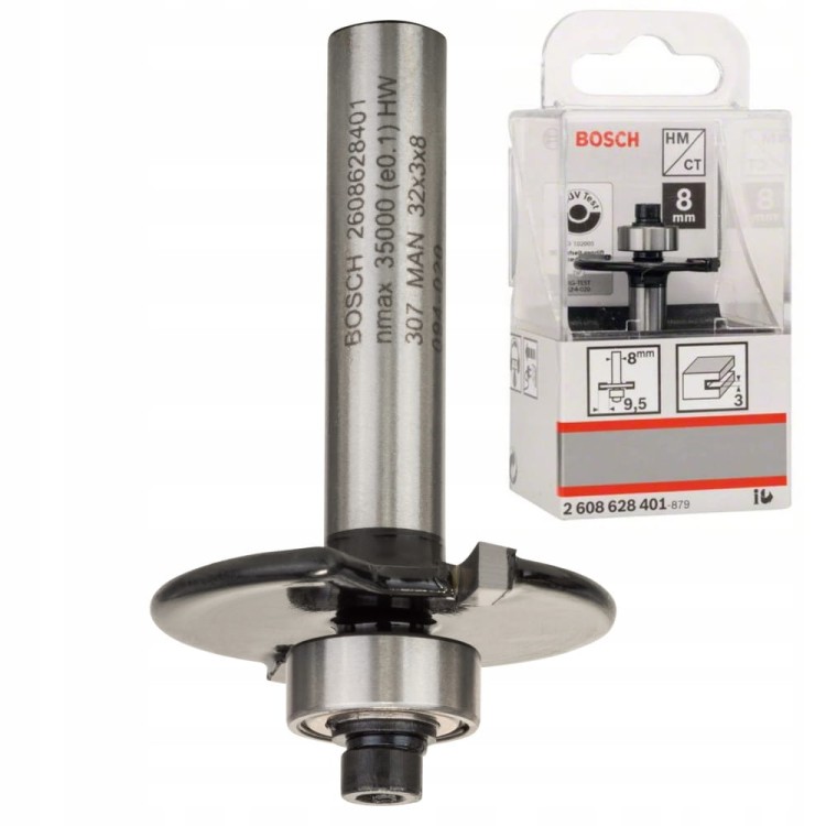 Frez do rowkowania 8 x 32 x 51mm Bosch Standard for Wood 2608628401