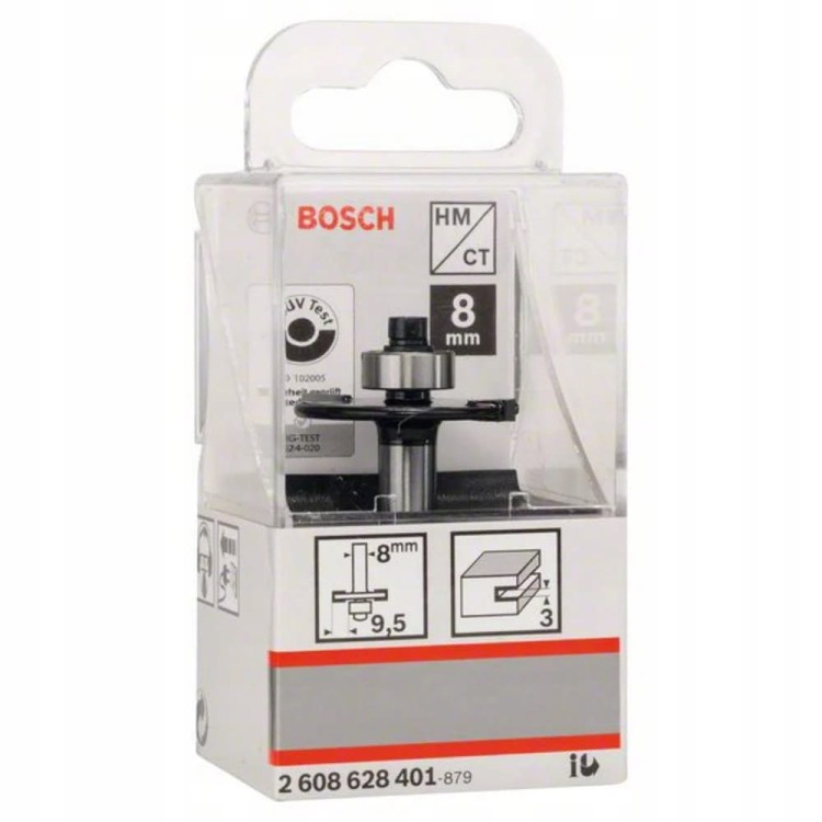 Frez do rowkowania 8 x 32 x 51mm Bosch Standard for Wood
