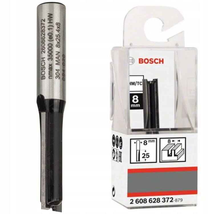Frez prosty 8 x 8 x 56mm Bosch Standard for Wood 2608628372
