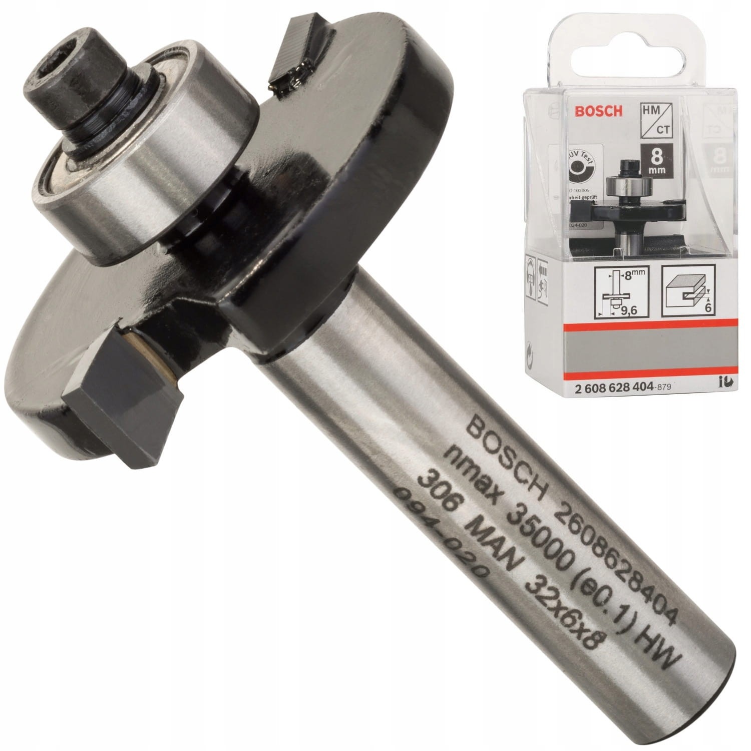 Bosch 2608628404 Frez Tarczowy do wpustów rowkowania 8mm D 32mm L 4mm